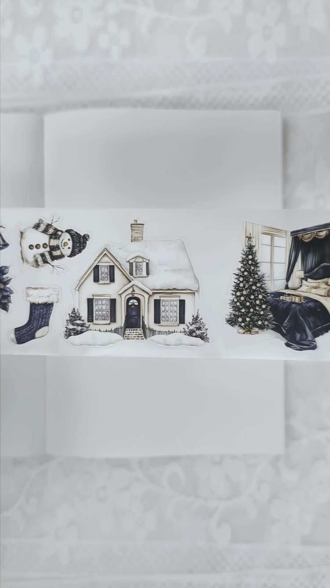 Everblue Winter Pre-cut PET Tape