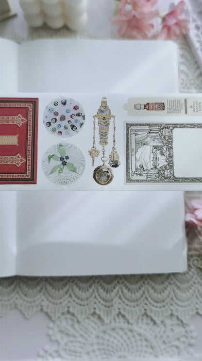 Timeless Pages Japanese washi tape layering and collage demonstration