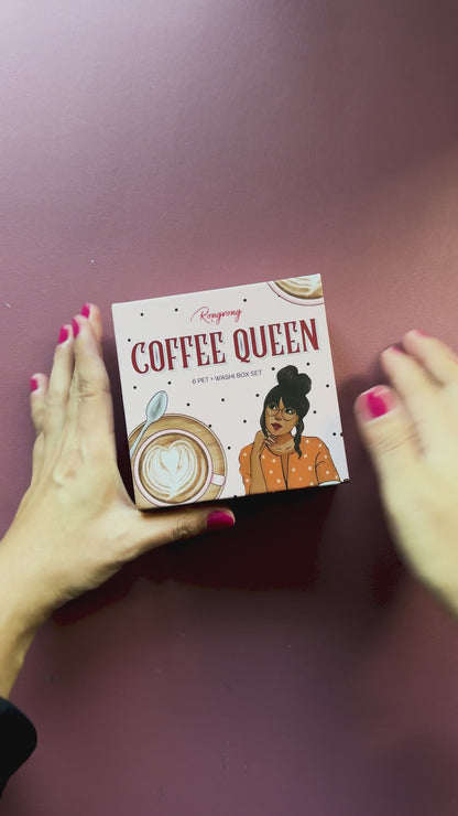 Coffee Queen PET Tape + Washi Box Set