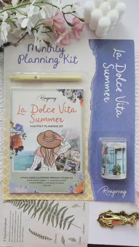 La Dolce Vita Summer Monthly Planning Kit