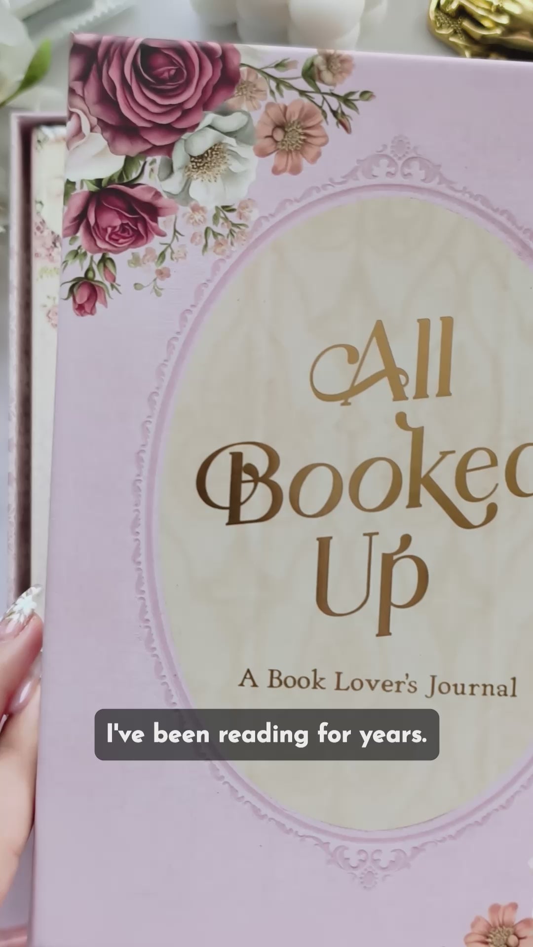 Romantic All Booked Up Reading Journal | A5 | 120 gsm