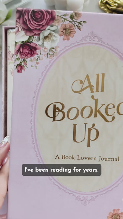 Romantic All Booked Up Reading Journal | A5 | 120 gsm