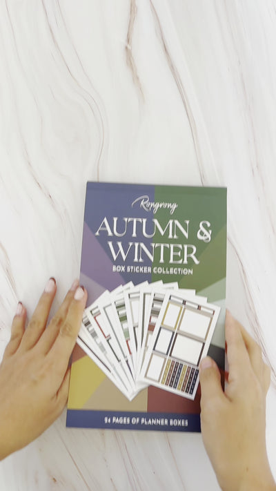Autumn/Winter Functional Box Sticker Book [EVERYDAY LINE]