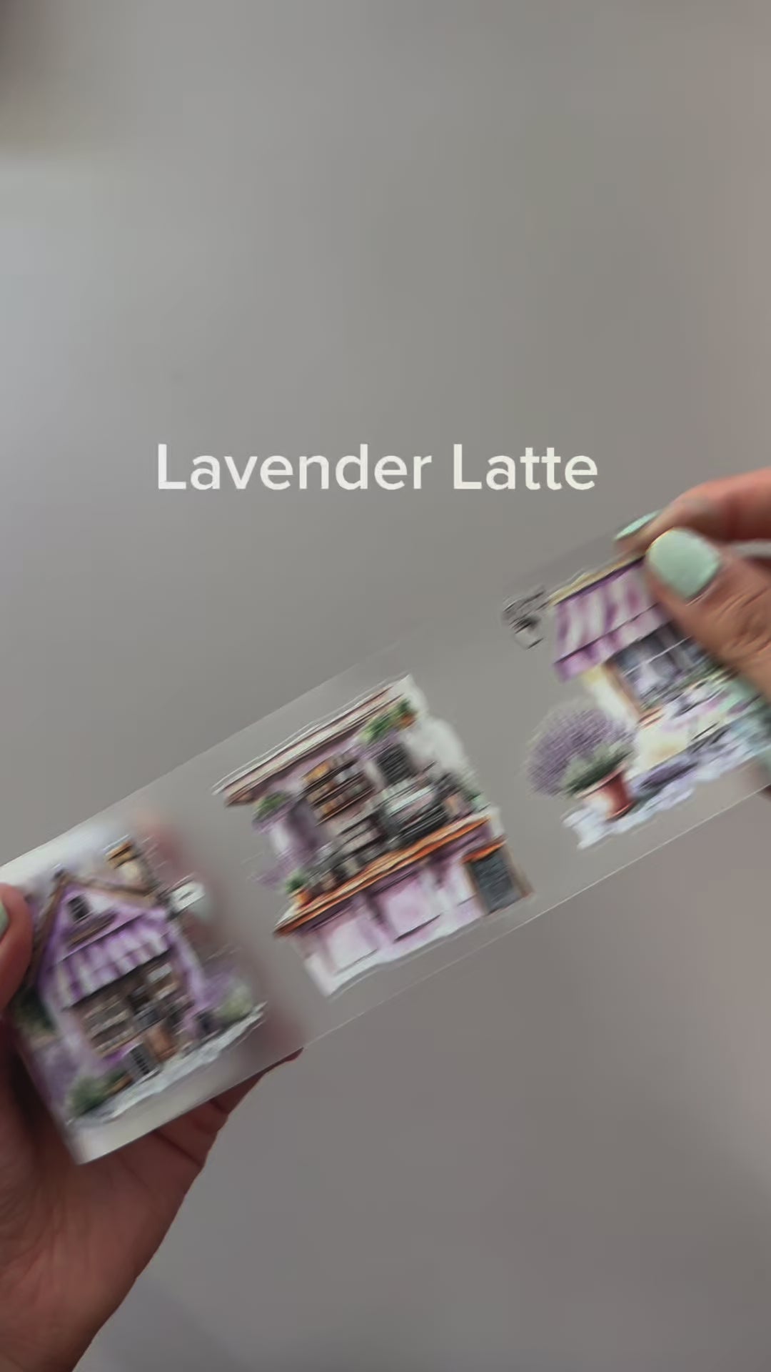 Lavender Latte PET Tape