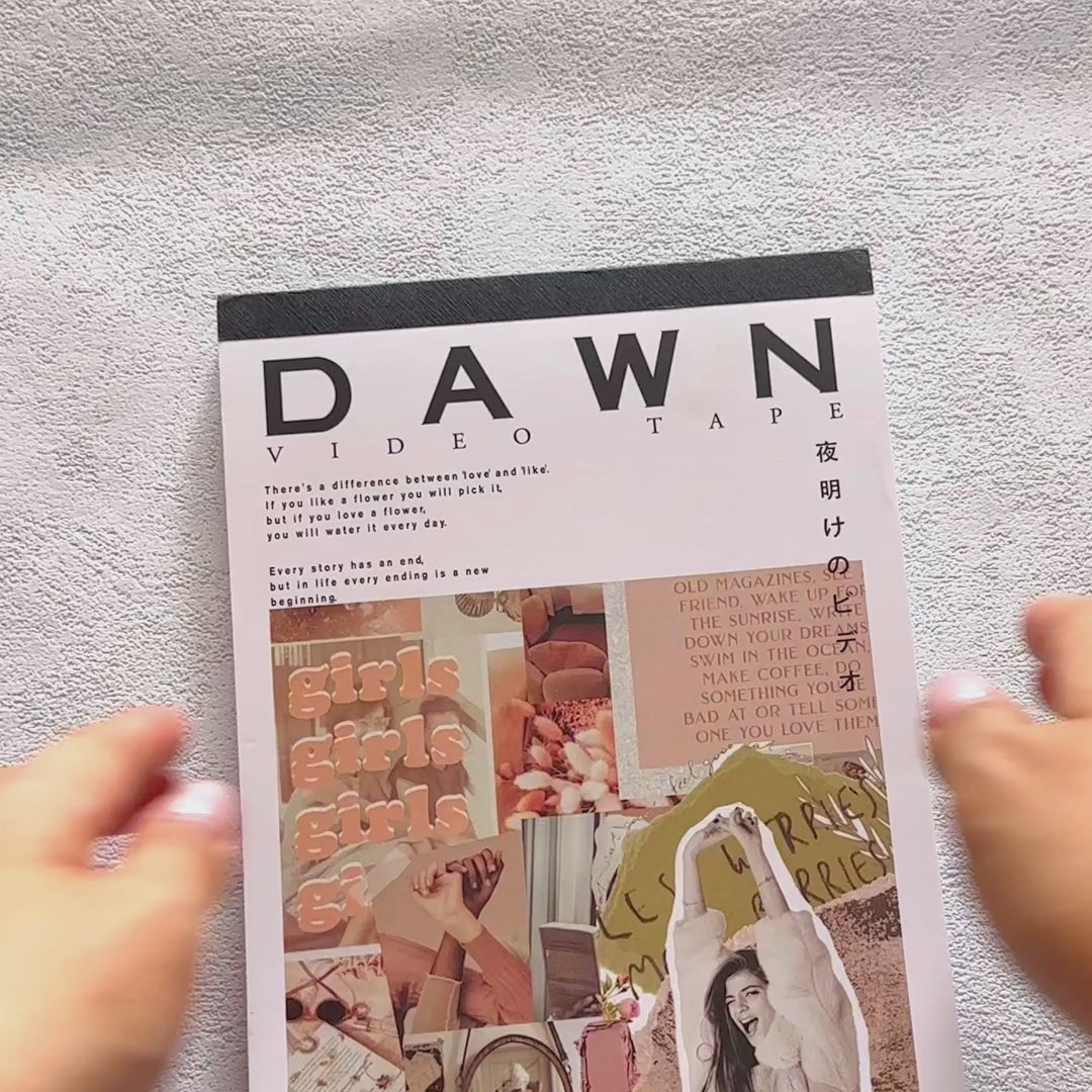 Dawn Video Tape Vintage Sticker Book (Not Pre-cut)