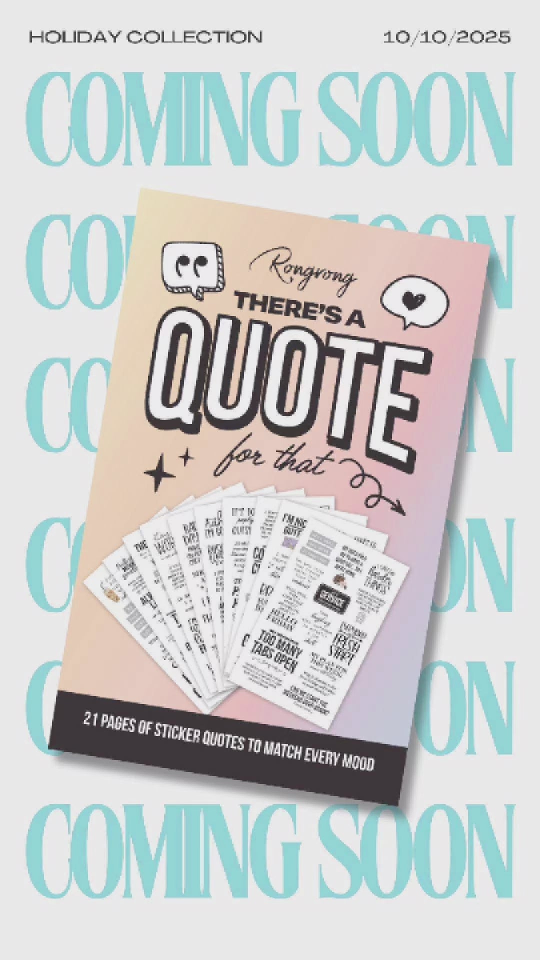 &quot;There is a Quote For That&quot; Sticker Book