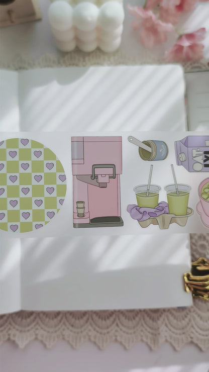 Love You So Matcha Pre-cut PET Tape [3.O]
