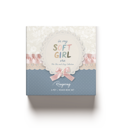 In My Soft Girl Era Pre-cut PET Tape + Washi Box