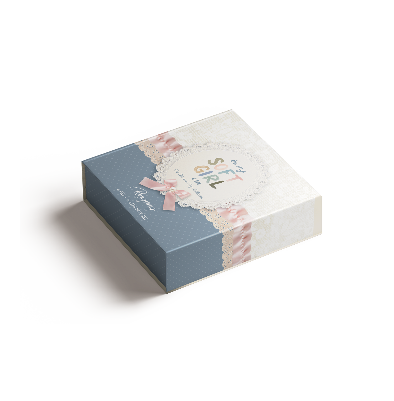 In My Soft Girl Era Pre-cut PET Tape + Washi Box