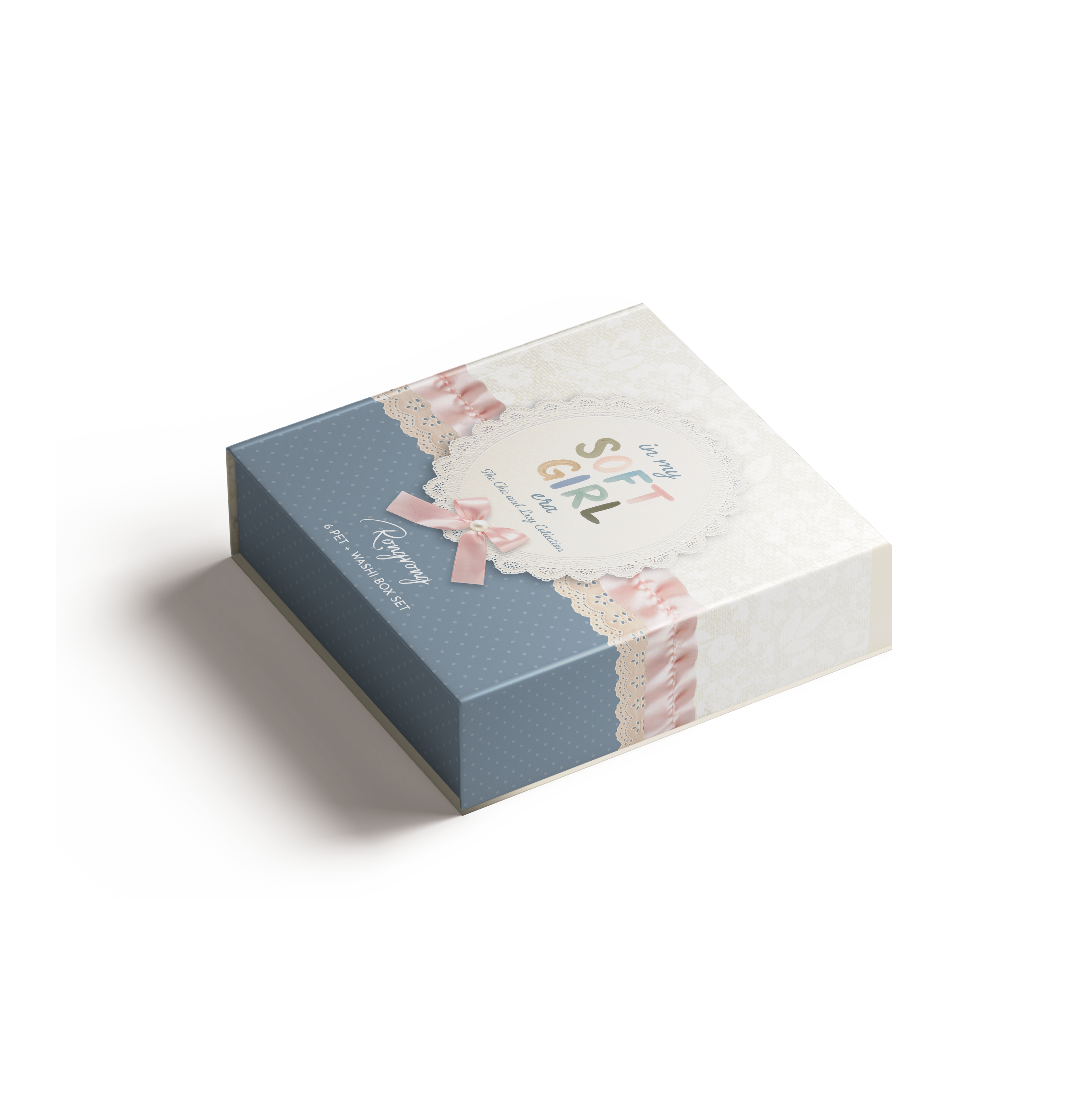 In My Soft Girl Era Pre-cut PET Tape + Washi Box