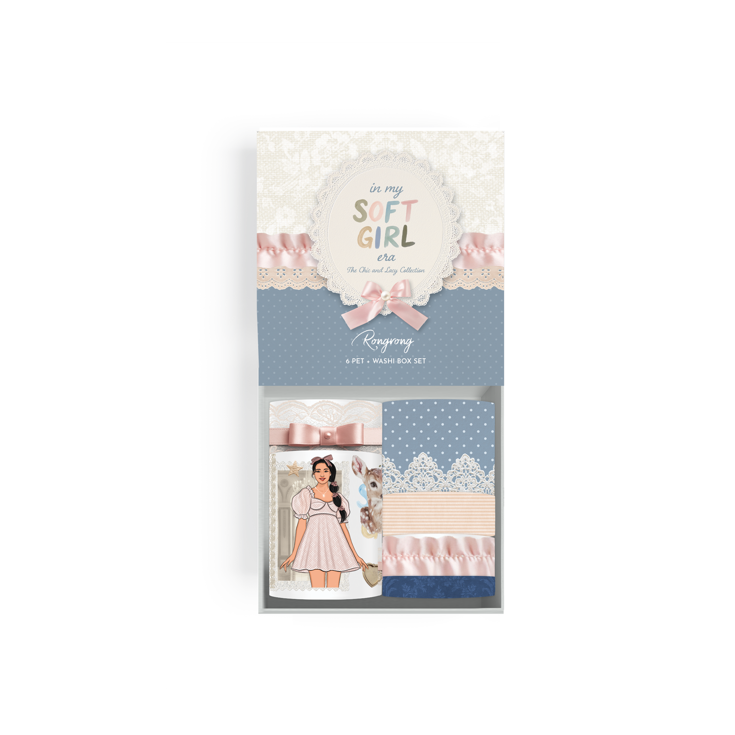 In My Soft Girl Era Pre-cut PET Tape + Washi Box