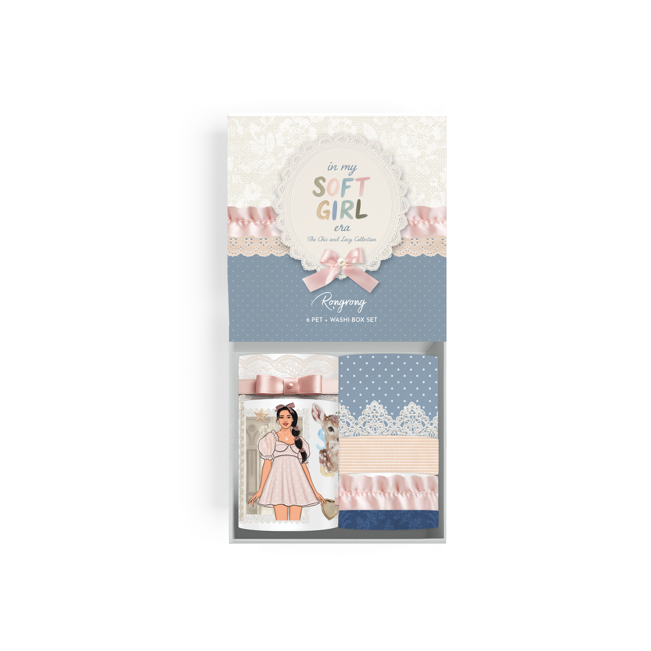 In My Soft Girl Era Pre-cut PET Tape + Washi Box