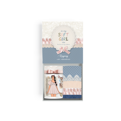 In My Soft Girl Era Pre-cut PET Tape + Washi Box