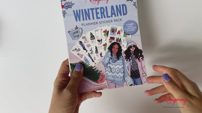 Winterland Sticker Pack Flip Through Video by Rongrong DeVoe