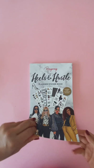 HEELS AND HUSTLE FUNCTIONAL STICKER BOOK Flip-Through Video 2 by Rongrong DeVoe