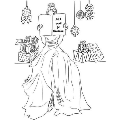 Holiday Coloring Book-DIGITAL VERSION - Shop Rongrong