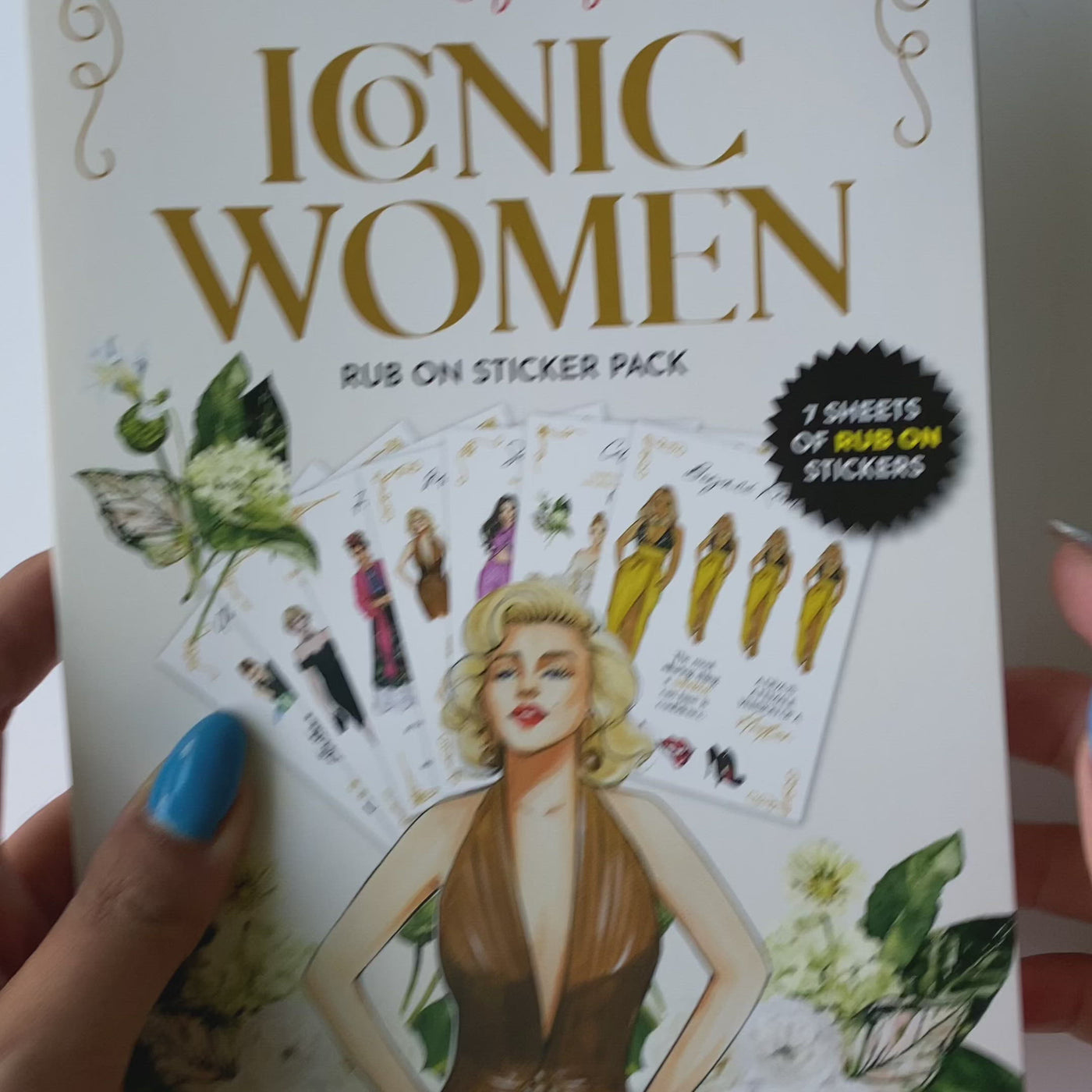 ICONIC WOMEN - RUB ON Sticker Pack