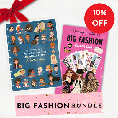 Big Fashion Bundle (STICKER BOOK + PLANNER COVER)