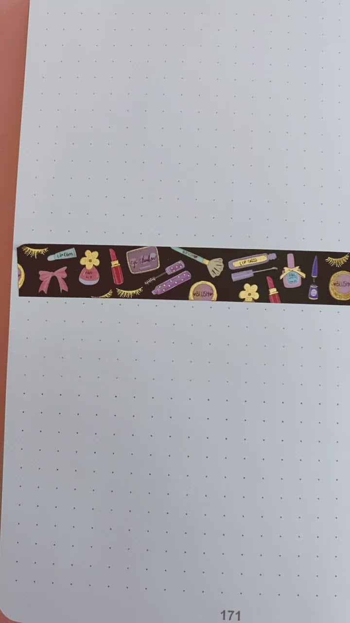 Makeup Lover Washi Tape Spread by Rongrong DeVoe
