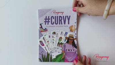 #Curvy sticker pack