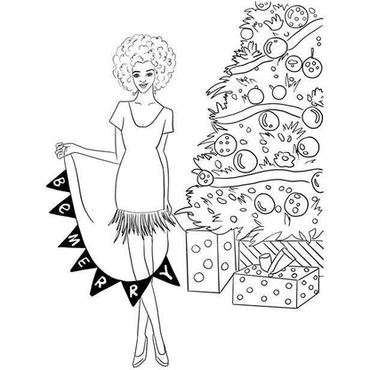 Holiday Coloring Book-DIGITAL VERSION - Shop Rongrong