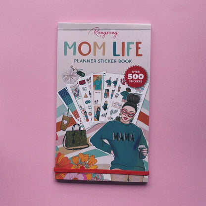 Short video showcasing the sticker book, flipping through pages filled with vibrant, relatable stickers that celebrate the joys of motherhood.