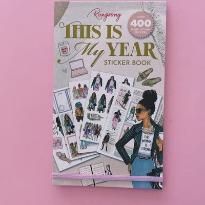 This Is My Year Sticker Book Flip Through by Rongrong DeVoe