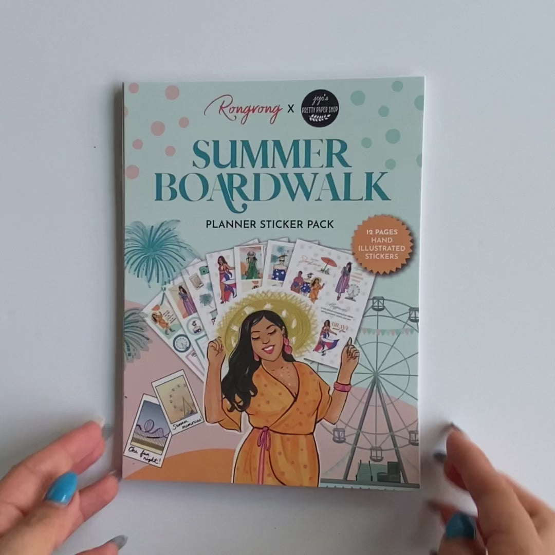 Summer Boardwalk Digital Planner Stickers [DOWNLOAD]