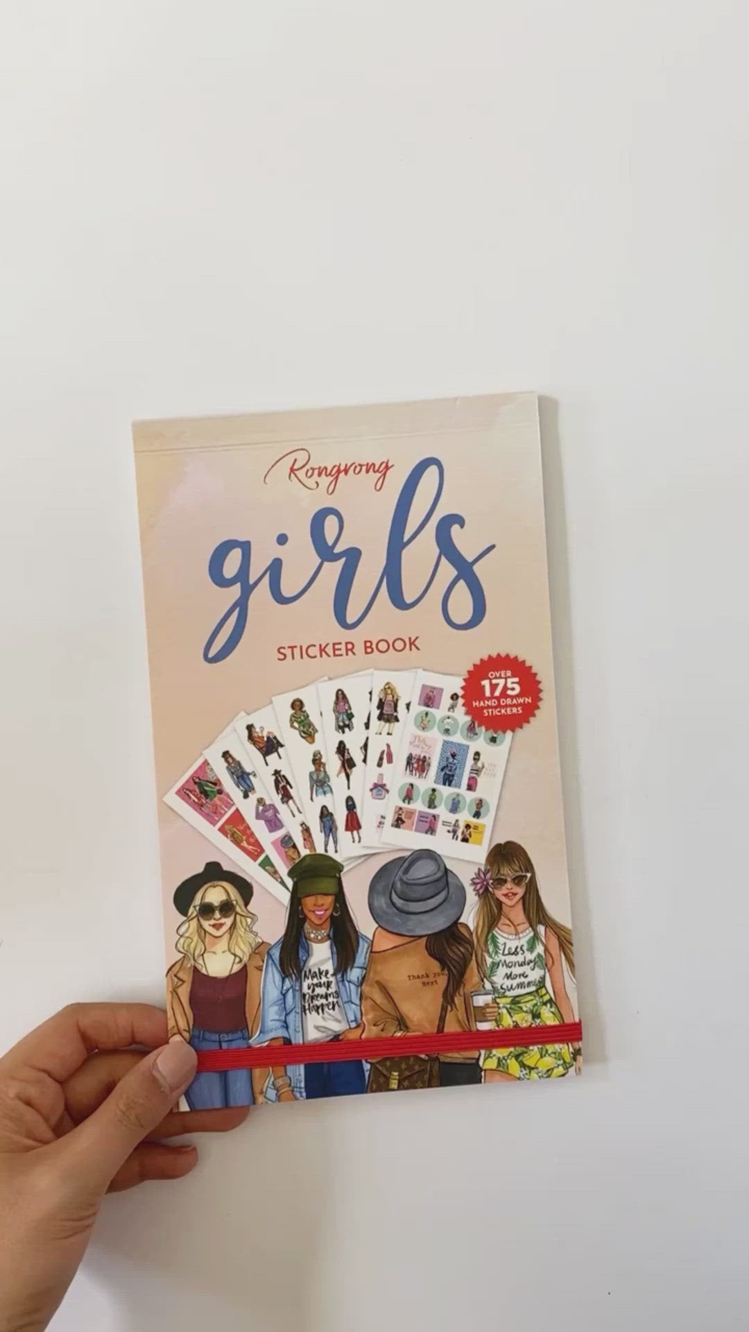Fashionista Girls Sticker Book Flip Through by Rongrong DeVoe