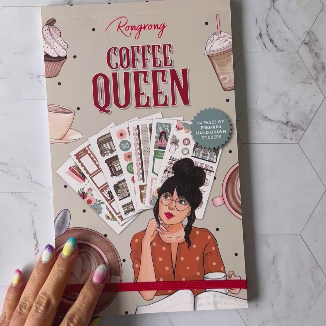 Coffee Queen Planner Sticker Book