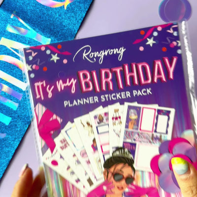 It's My Birthday Planner Sticker Pack