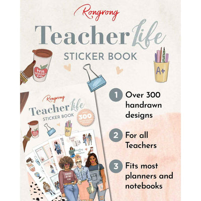 Teacher Life Sticker Book - Rongrong DeVoe - Shop Rongrong