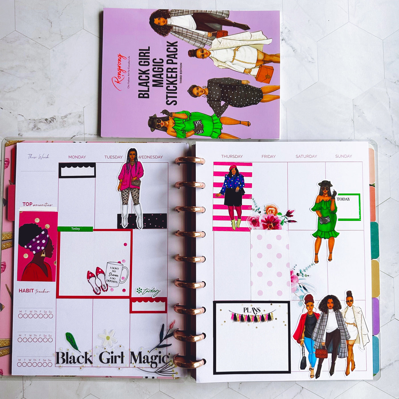 Black Girl Magic Planner Sticker Pack - Third Edition