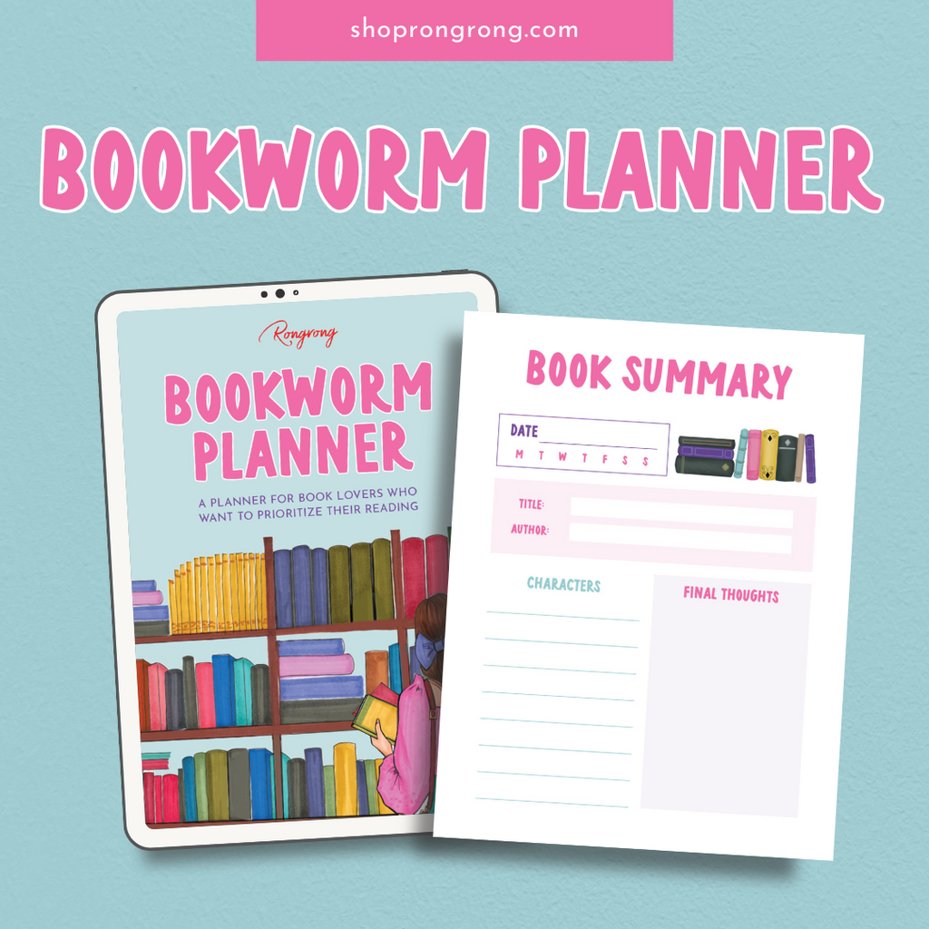Bookworm Planner Sticker Book | Decorative Stickers | Shop Rongrong