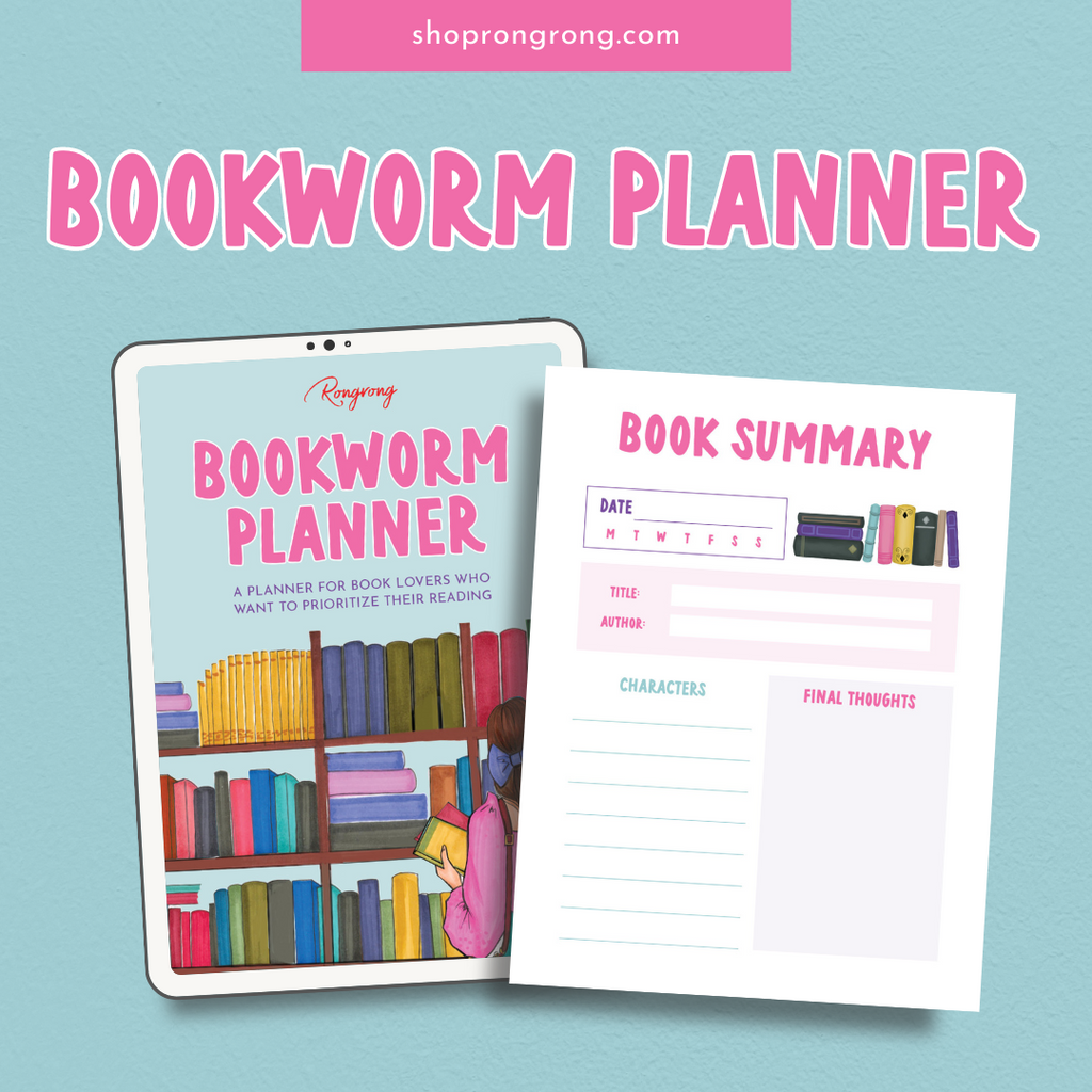 Bookworm Planner Sticker Book (Set of 6) – Rongrong Wholesale