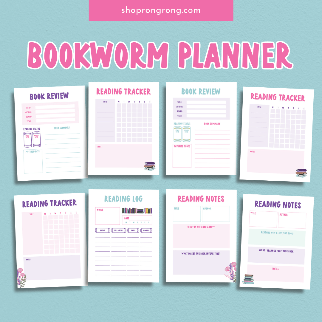 Bookworm Planner - Reading Log & Tracker - 3