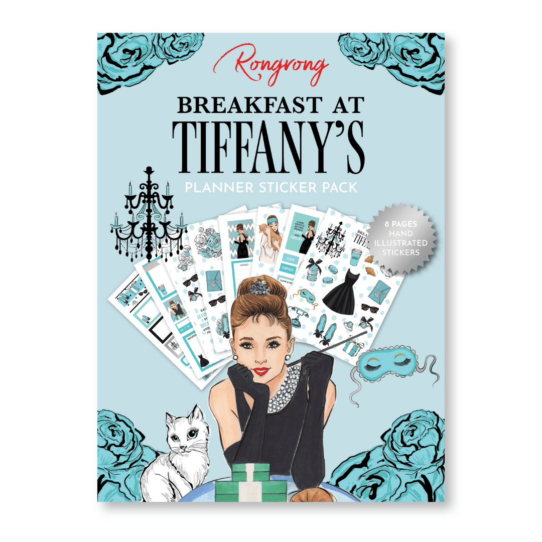 Breakfast at Tiffany's Sticker Pack (Silver Foil) - Shop Rongrong