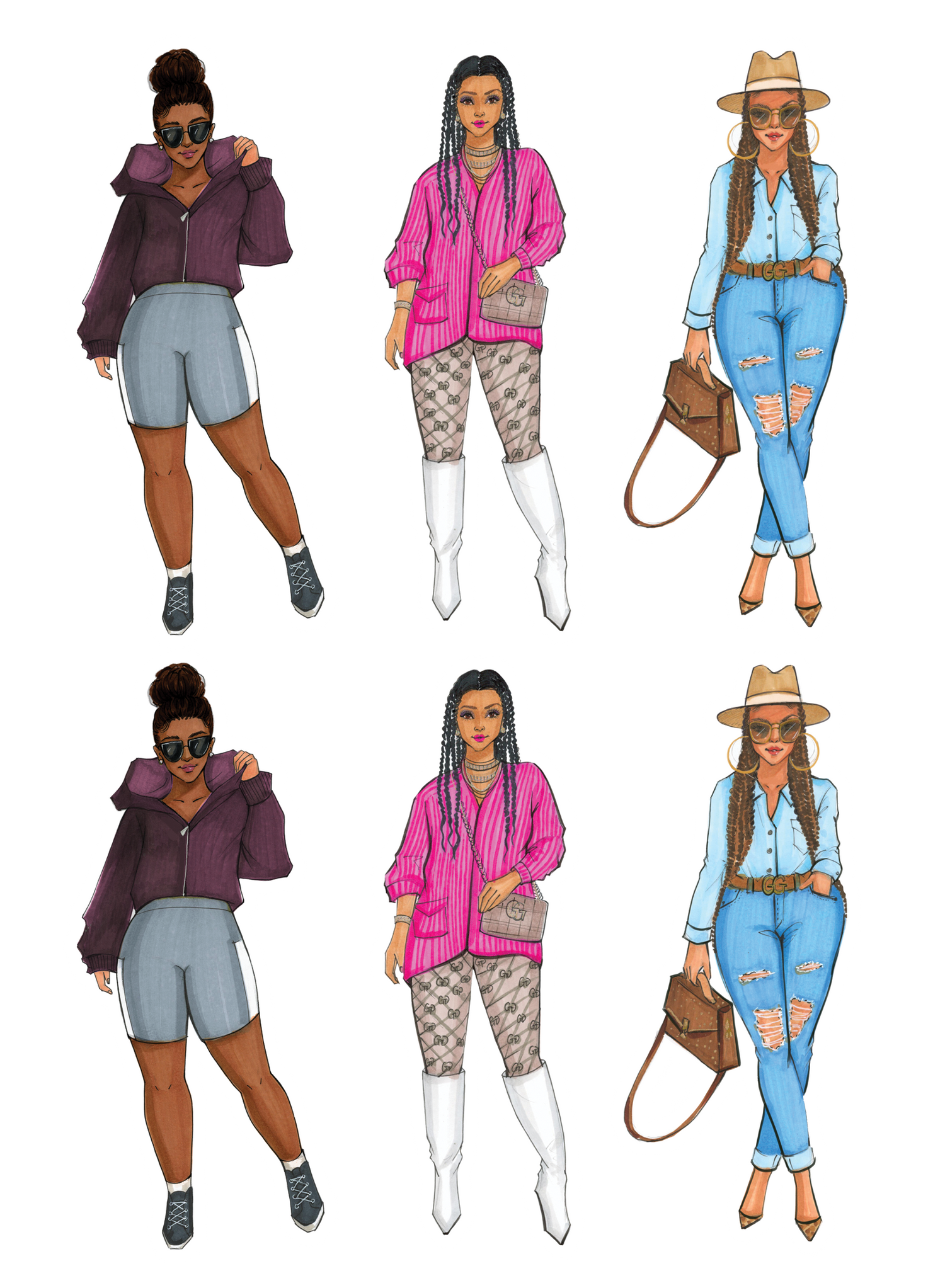 Black Girl Magic sticker pack third edition | Shop Rongrong | Digital Download