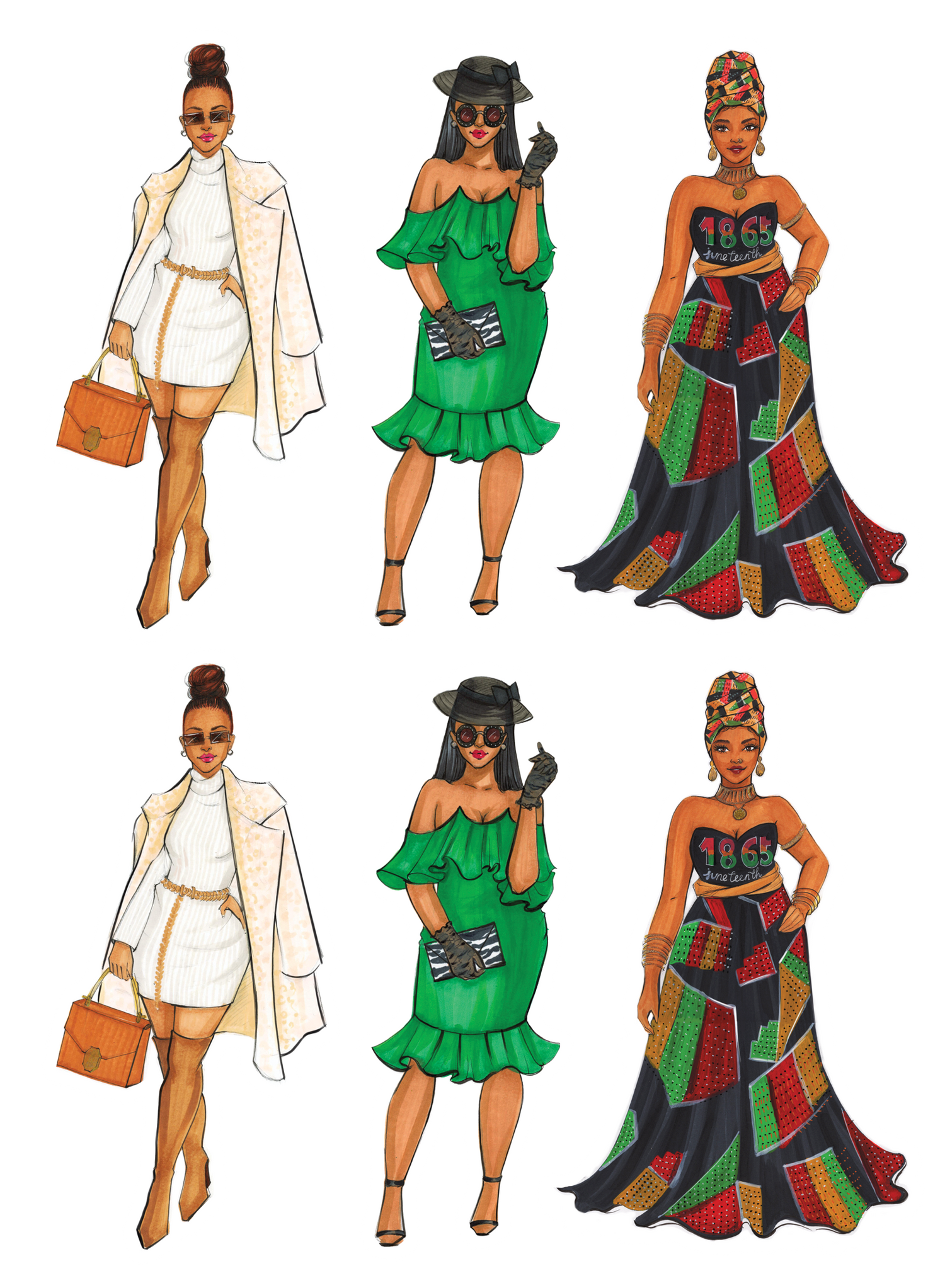 Black Girl Magic sticker pack third edition | Shop Rongrong | Digital Download