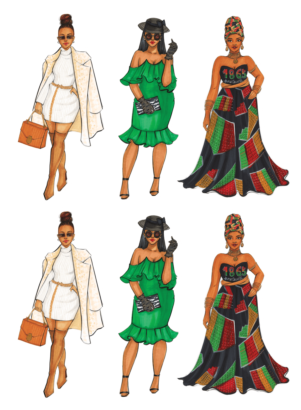 Black Girl Magic sticker pack third edition | Shop Rongrong | Digital Download