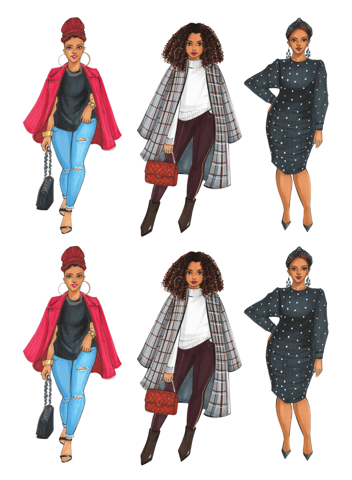 Black Girl Magic sticker pack third edition | Shop Rongrong | Digital Download