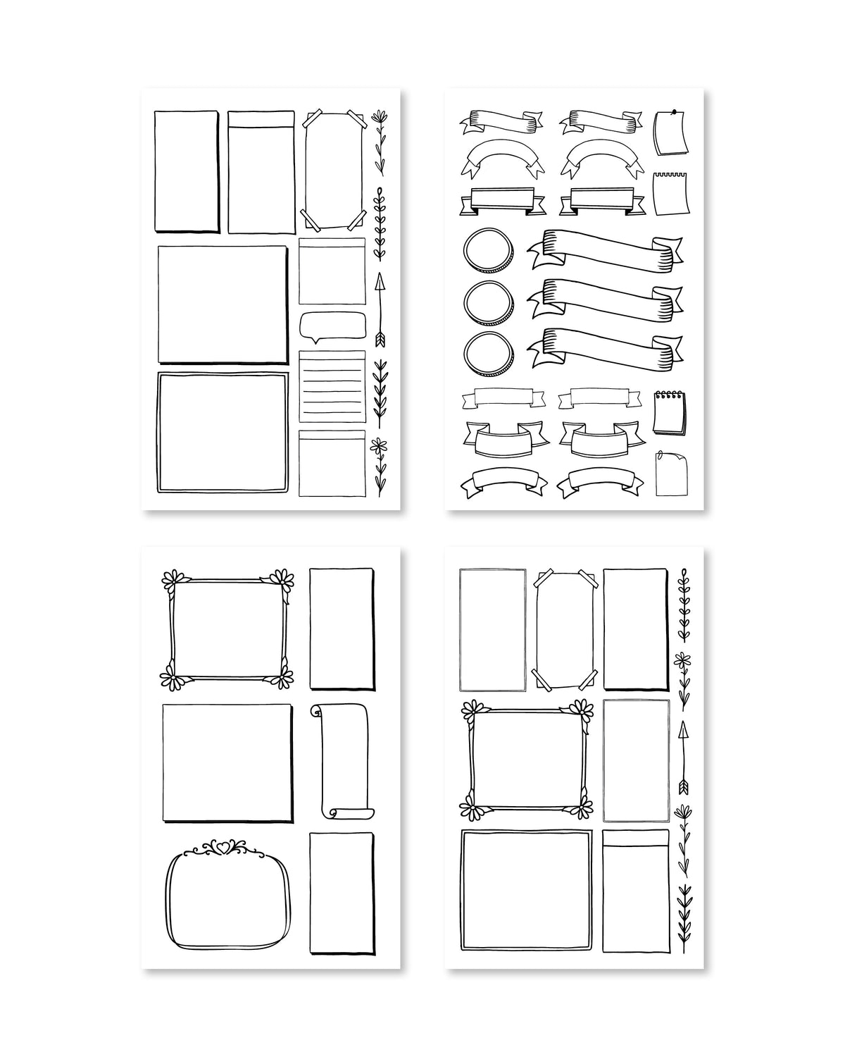 Bullet Journal Sticker Book | Decorative Stickers | Shop Rongrong