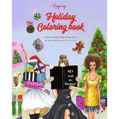 Holiday Coloring Book-DIGITAL VERSION - Shop Rongrong