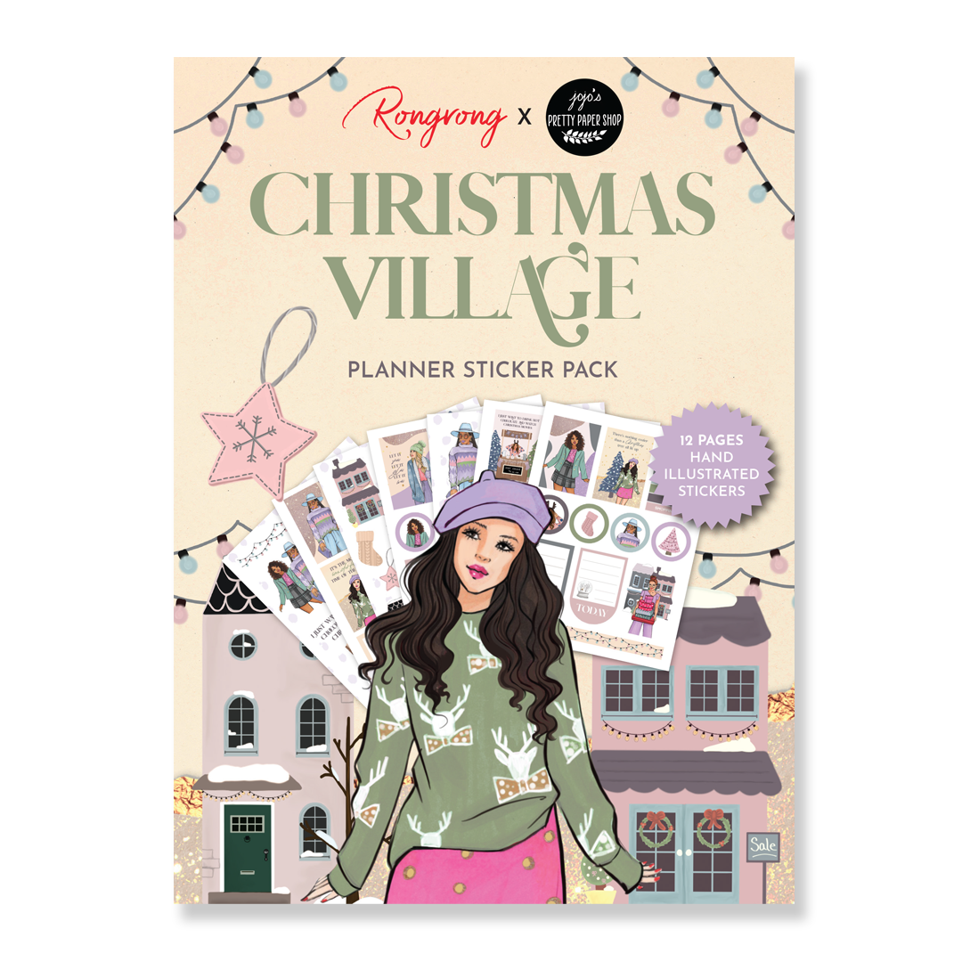 Christmas Village Planner Sticker Pack - Shop Rongrong