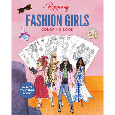 Rongrong Girls Fashion Coloring Book - Shop Rongrong