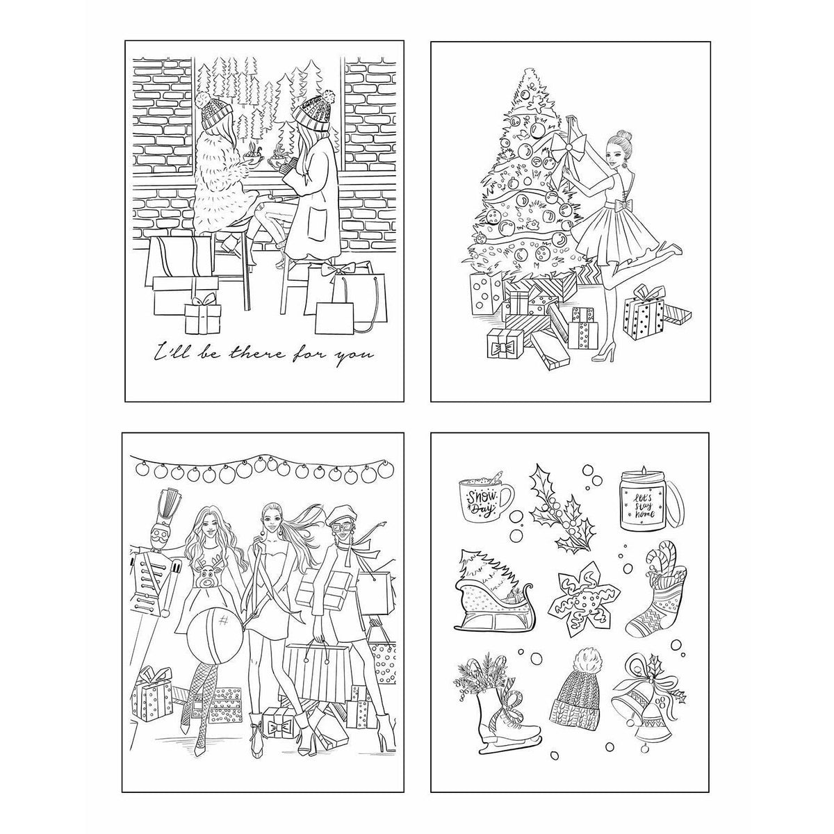 Rongrong Girls Fashion Coloring Book - Shop Rongrong