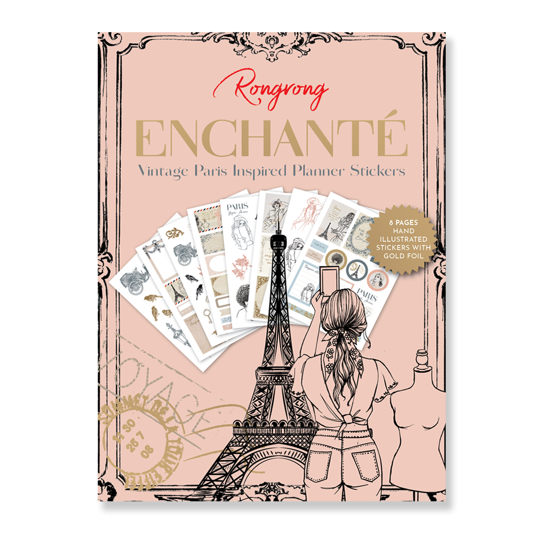 Enchanté Vingtage Paris Inspired Planner Stickers by Rongrong DeVoe - Shop Rongrong