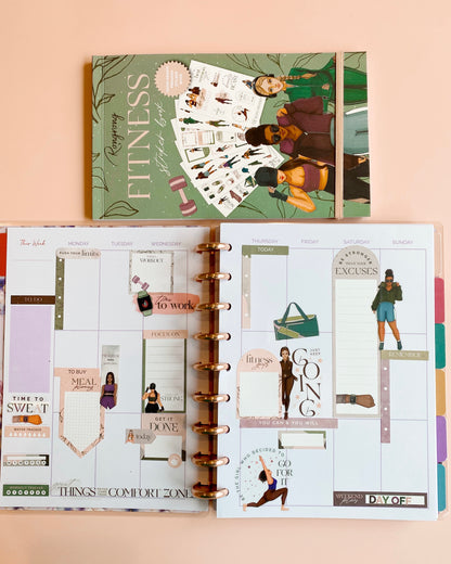 Fitness Planner Sticker Book