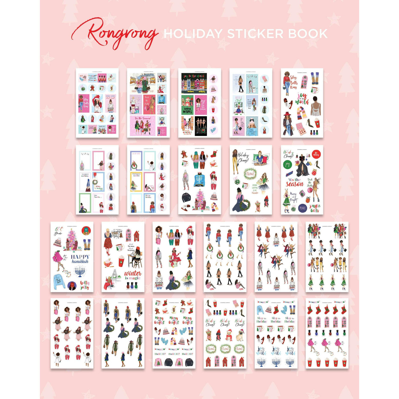 rongrong holiday stickers