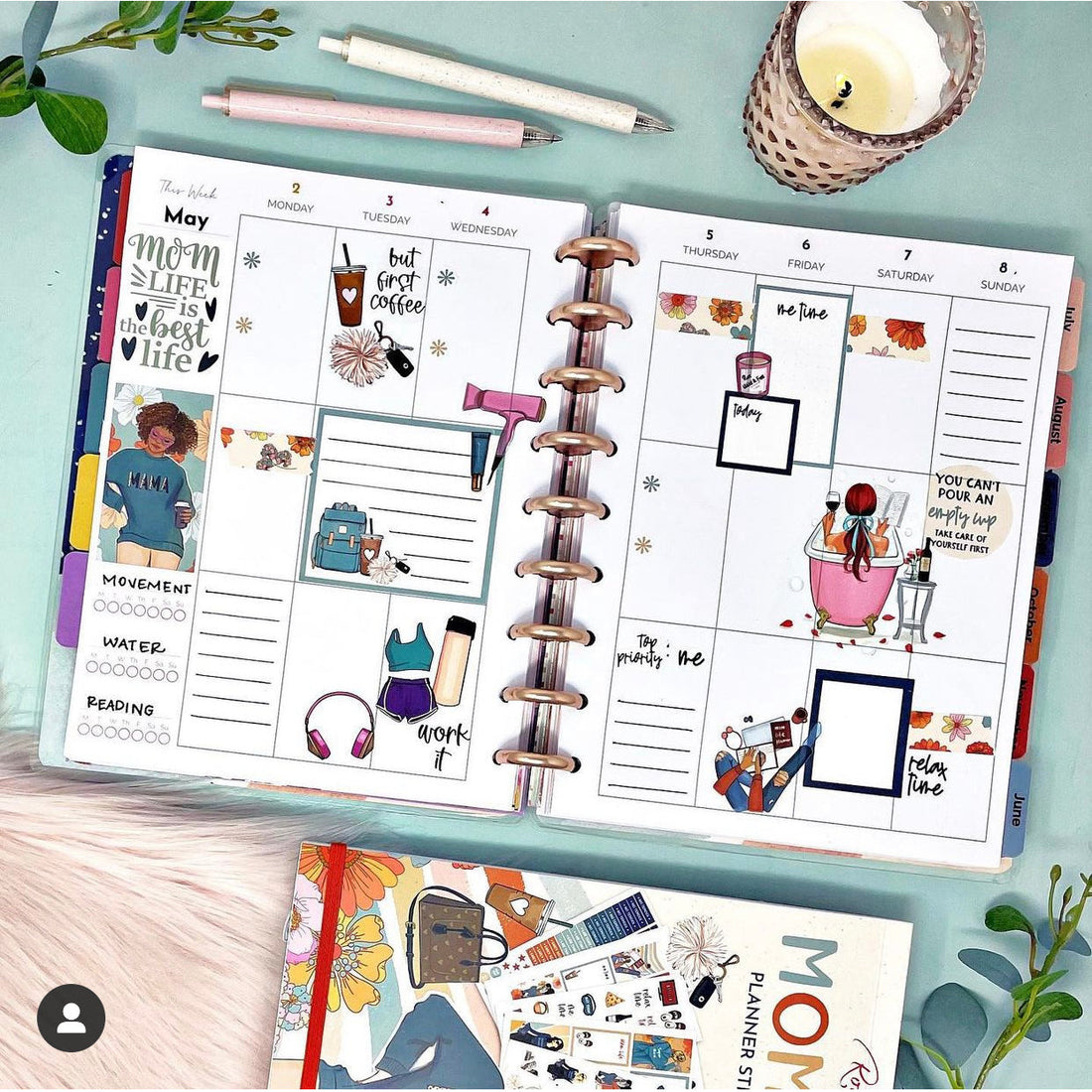 MOM LIFE PLANNER STICKER BOOK LIFESTYLE PHOTO